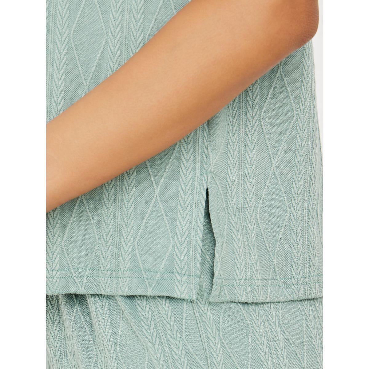 طقم بيجاما من ( تيشيرت + بنطال )-women-clothing-nightwear-pyjamas-longsets-image-4