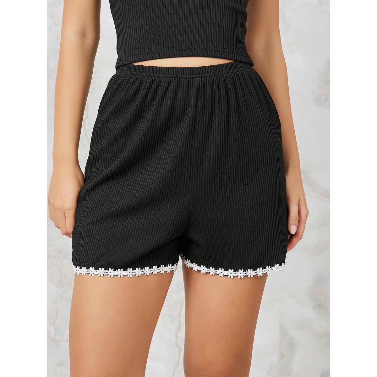 مجموعة من ( شورت + بلوزة بحمالات )-women-clothing-nightwear-pyjamas-shortsets-image-4