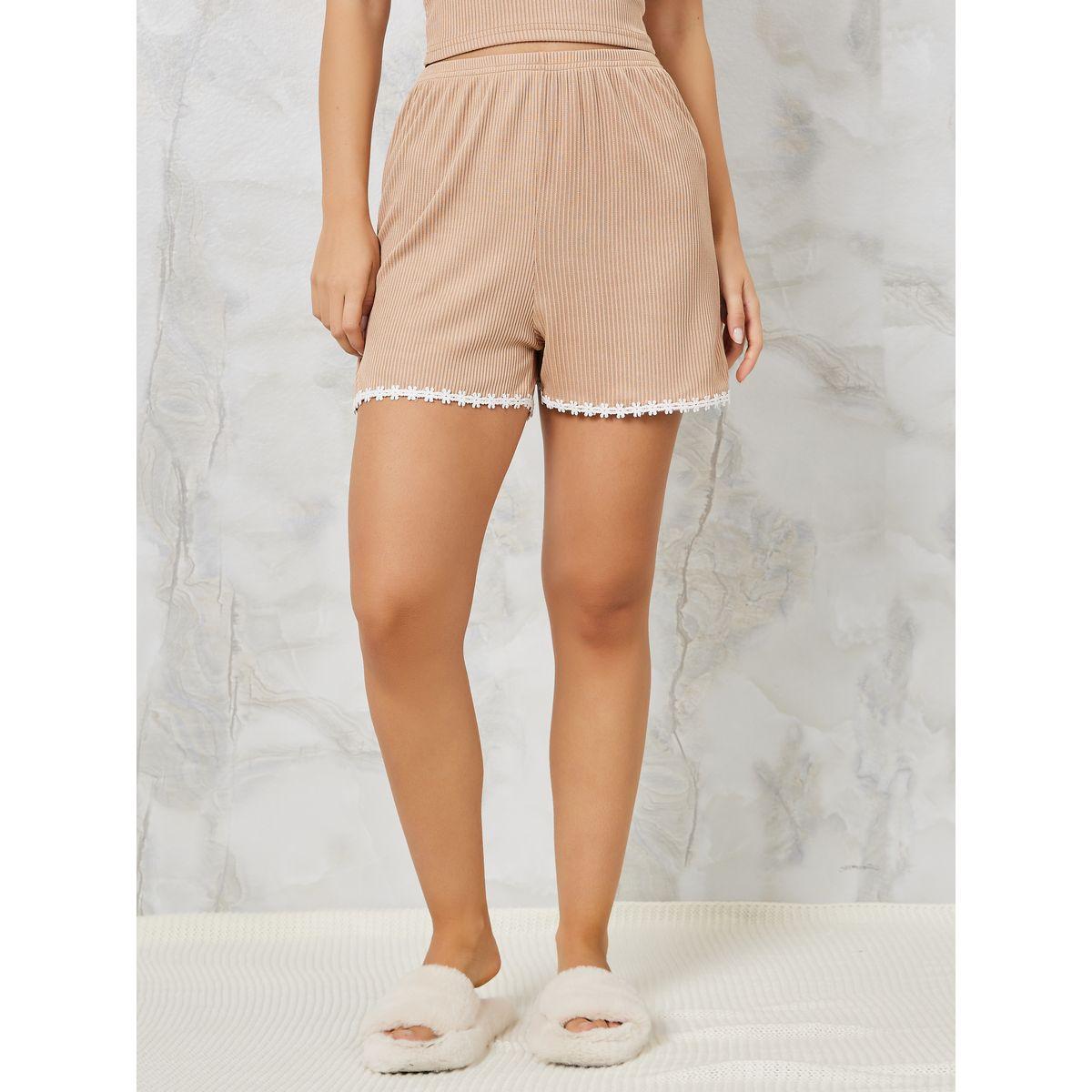 مجموعة من ( شورت + بلوزة بحمالات )-women-clothing-nightwear-pyjamas-shortsets-image-4