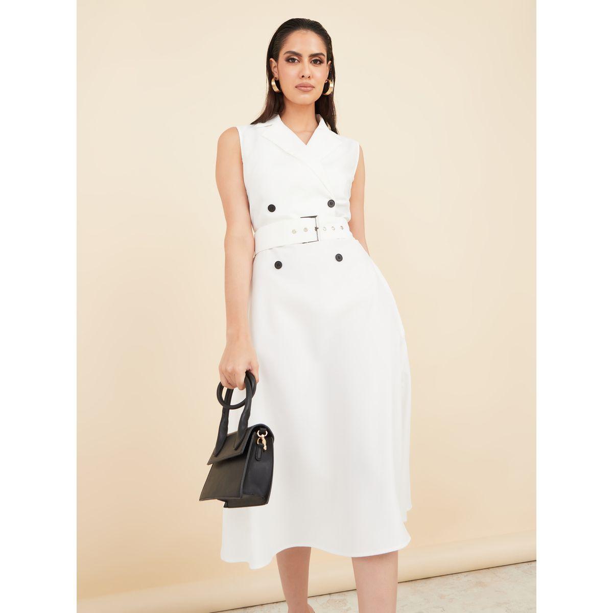 Styli Belted Sleeveless Blazer Midi Dress-women-clothing-dresses-image-1