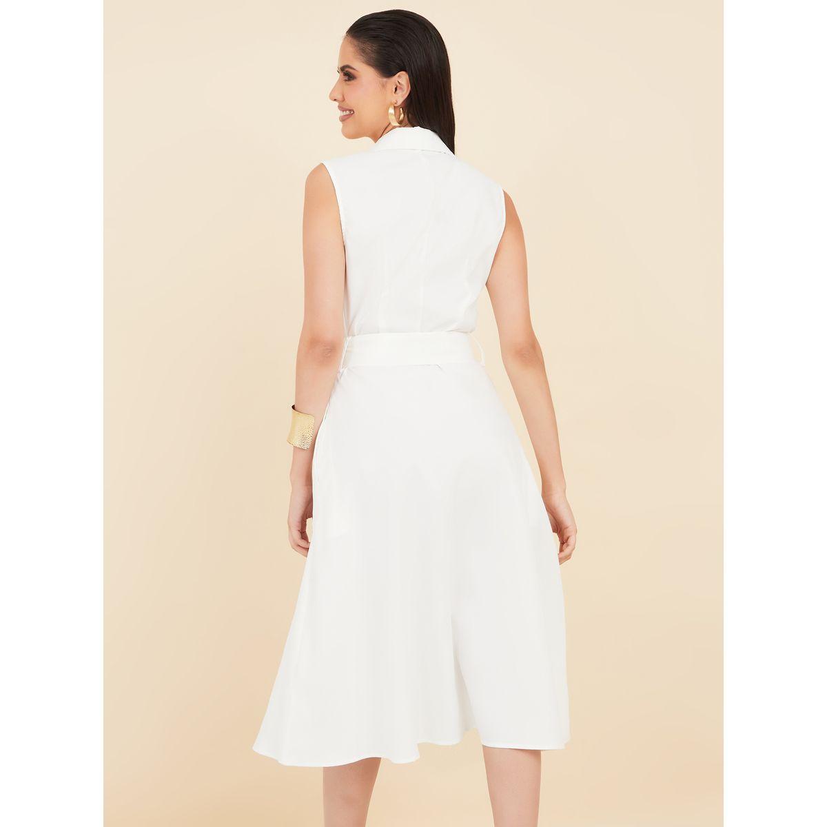 Styli Belted Sleeveless Blazer Midi Dress-women-clothing-dresses-image-4
