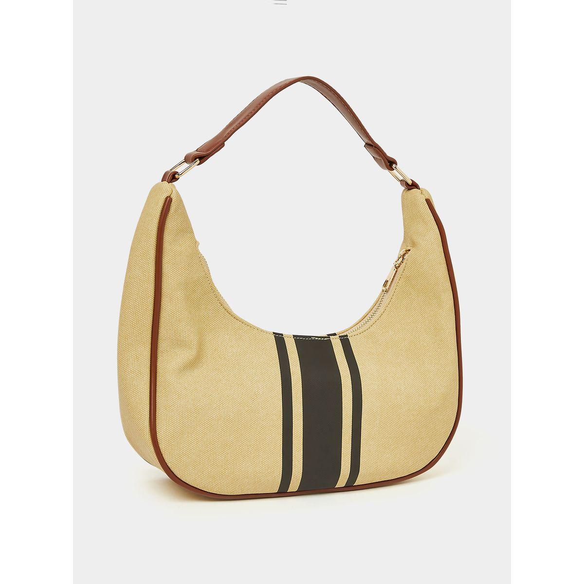 Styli Striped Detail Zip Closure Bag-women-bagsandwallets-handbags-image-1