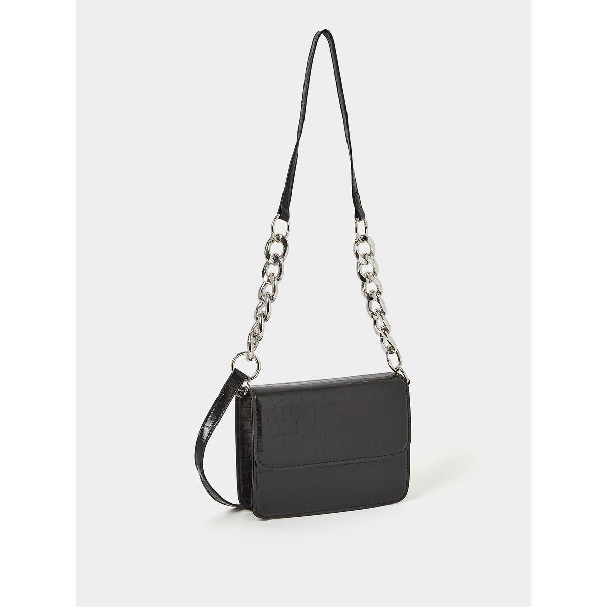 Styli Croc Textured Crossbody Bag-women-bagsandwallets-handbags-image-1