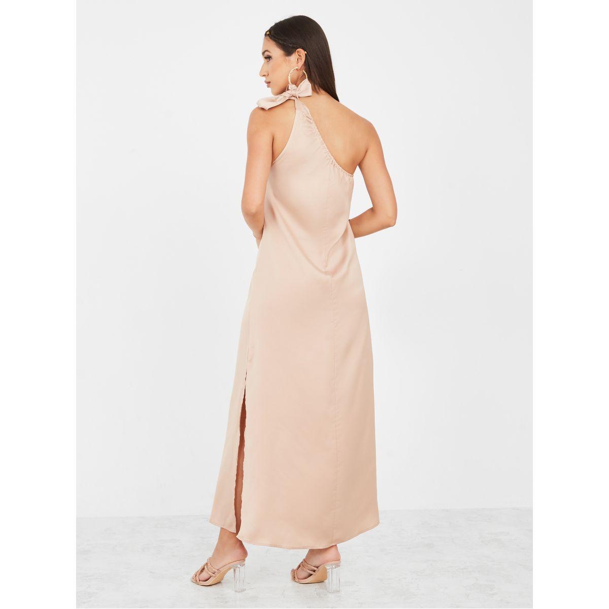 Styli One Shoulder Sleeves Maxi Dress-women-clothing-dresses-image-4