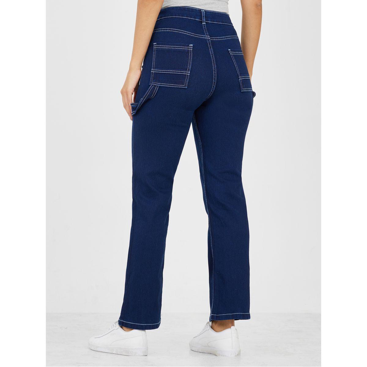 Styli High Rise Stitch Detail Jeans-women-clothing-bottoms-jeans-image-4