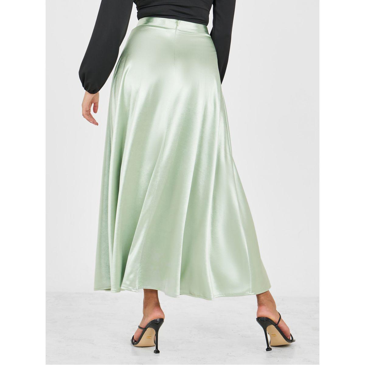 Styli Satin A-Line Maxi Skirt-women-clothing-bottoms-skirts-image-4