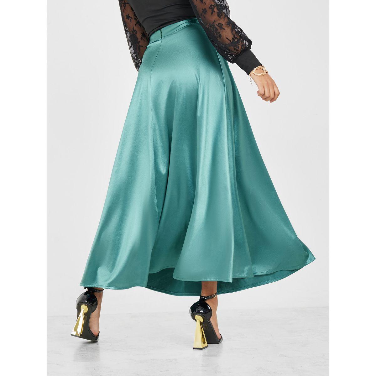 Styli Satin A-Line Maxi Skirt-women-clothing-bottoms-skirts-image-4