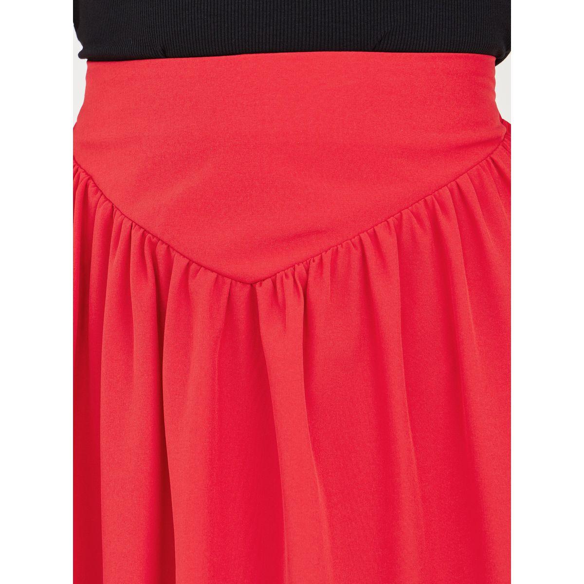 تنورة ميدي منسوجة بخصر عريض-women-clothing-bottoms-skirts-image-3