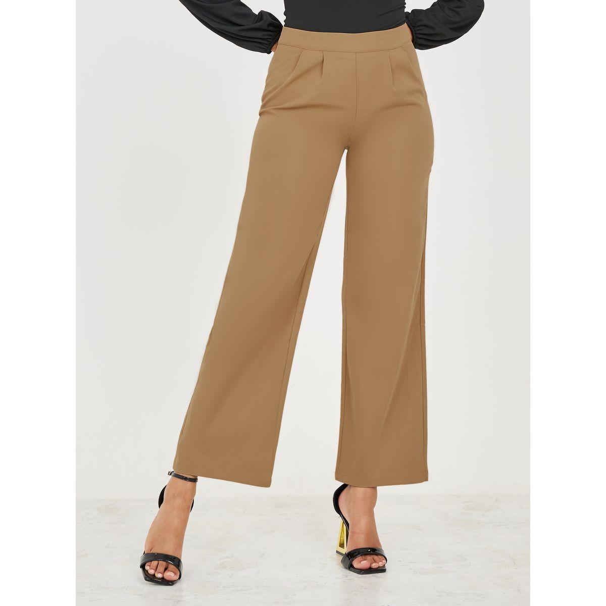 بنطال واسع الأرجل بخصر عالي-women-clothing-bottoms-trousers-image-1