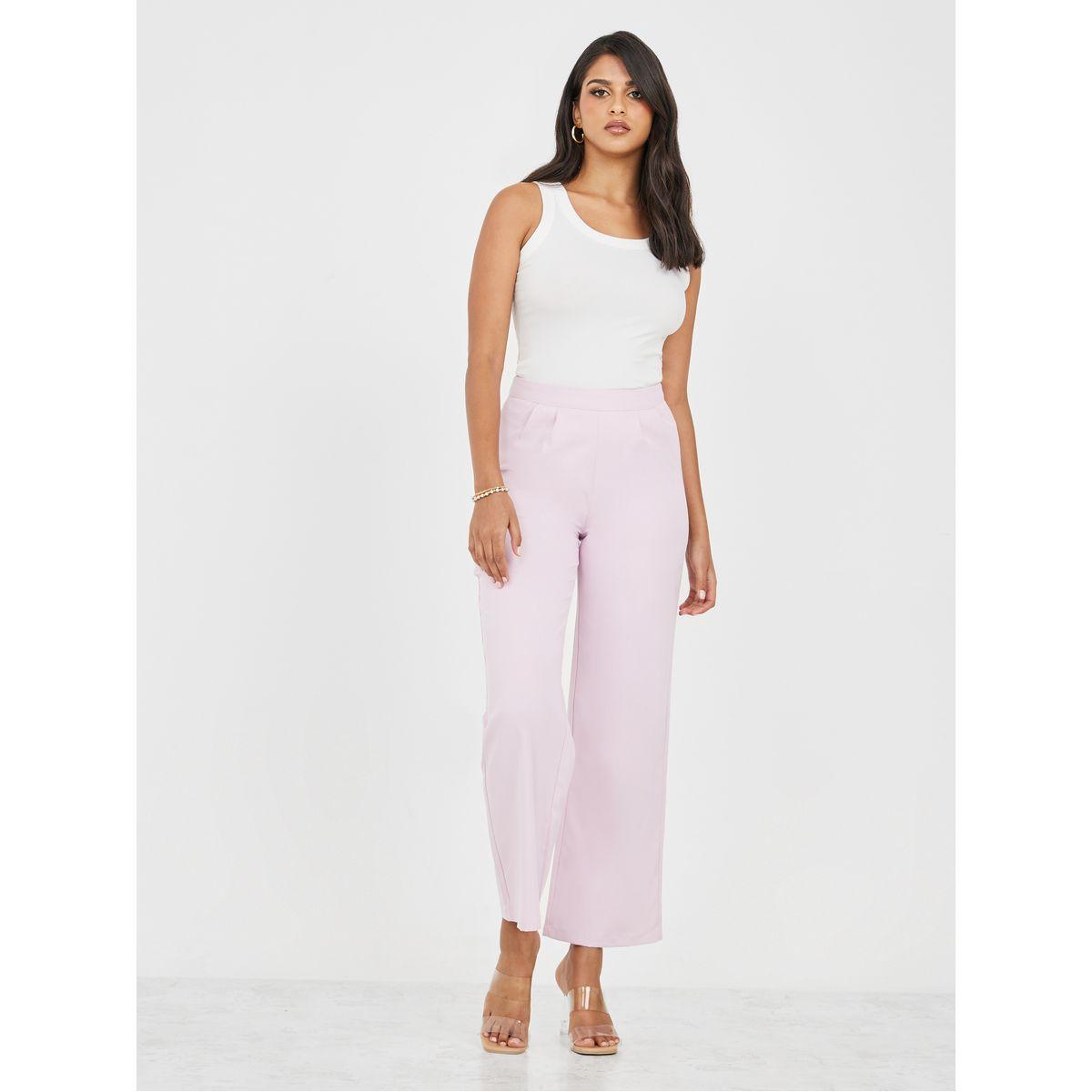 Styli High Rise Wide Leg Trouser-women-clothing-bottoms-trousers-image-2