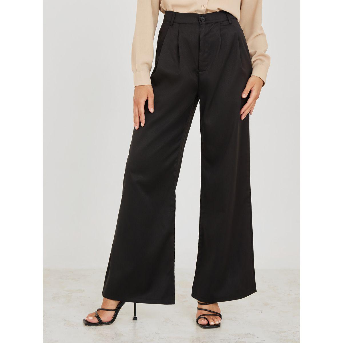 بنطال بأرجل واسعة وخصر عالي-women-clothing-bottoms-trousers-image-1