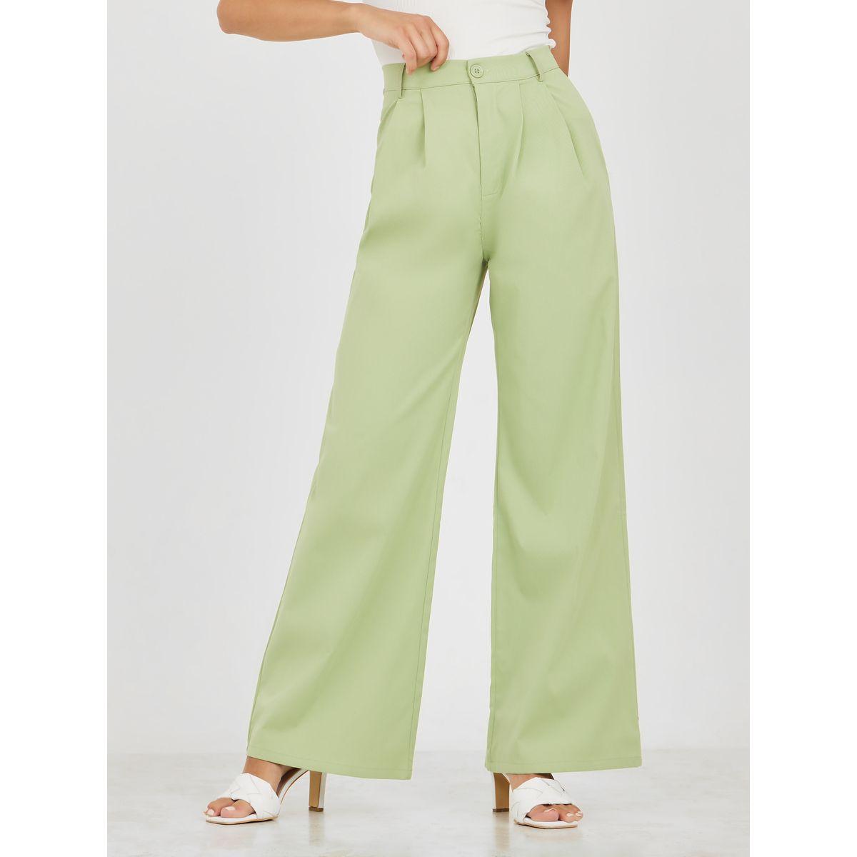 بنطال بأرجل واسعة وخصر عالي-women-clothing-bottoms-trousers-image-1