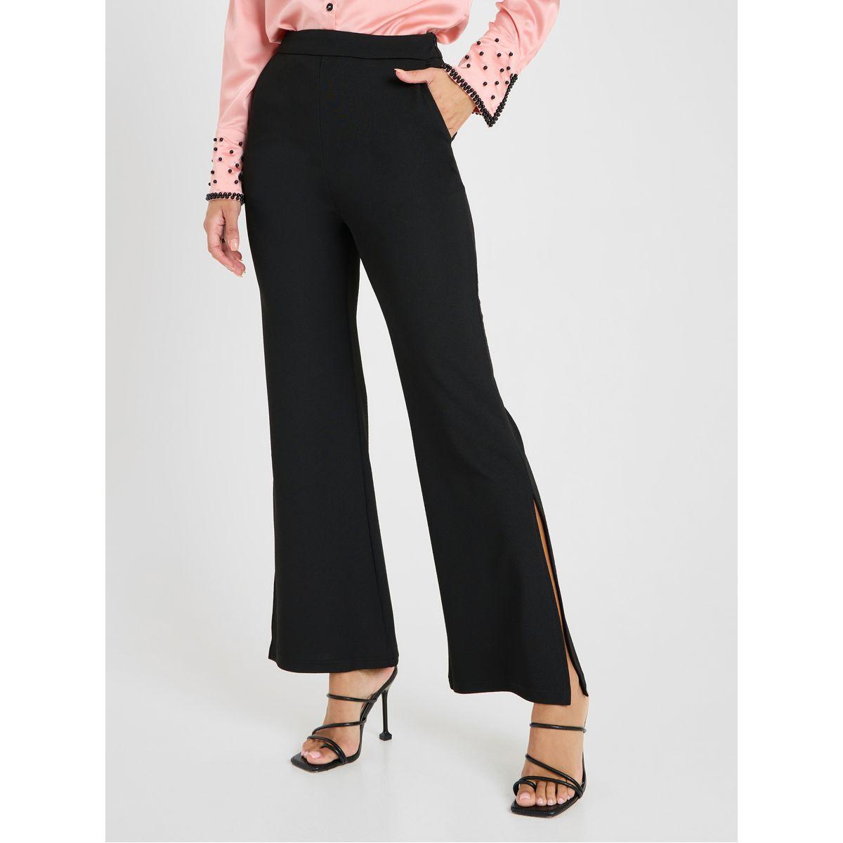بنطال واسع بشق جانبي-women-clothing-bottoms-trousers-image-1