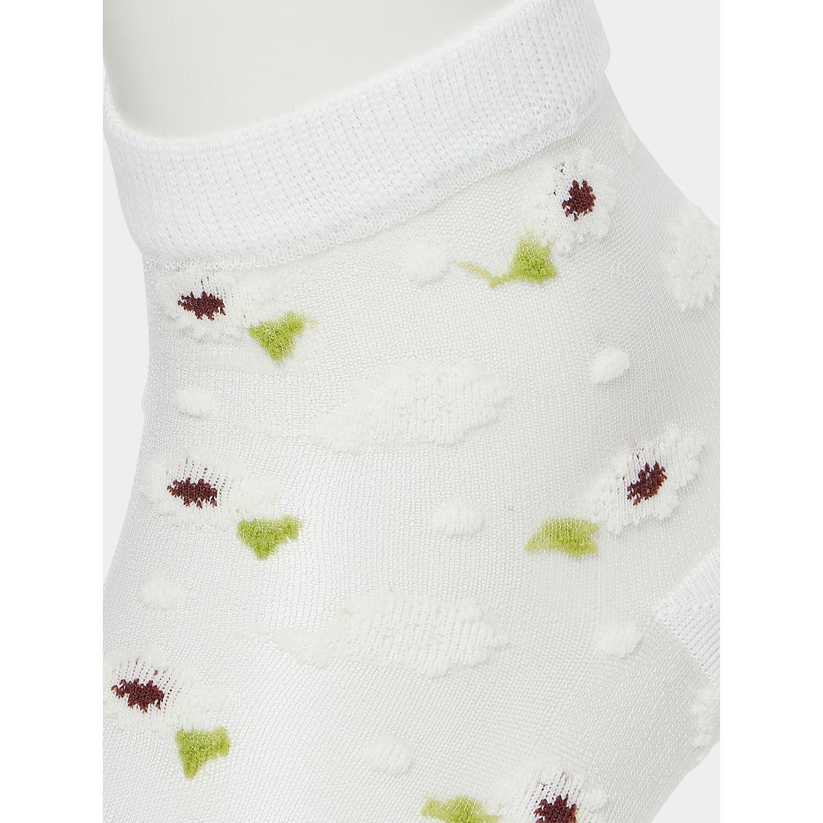 Styli Pack of 2 - Embroidered Pattern Socks-women-socksandstockings-image-5