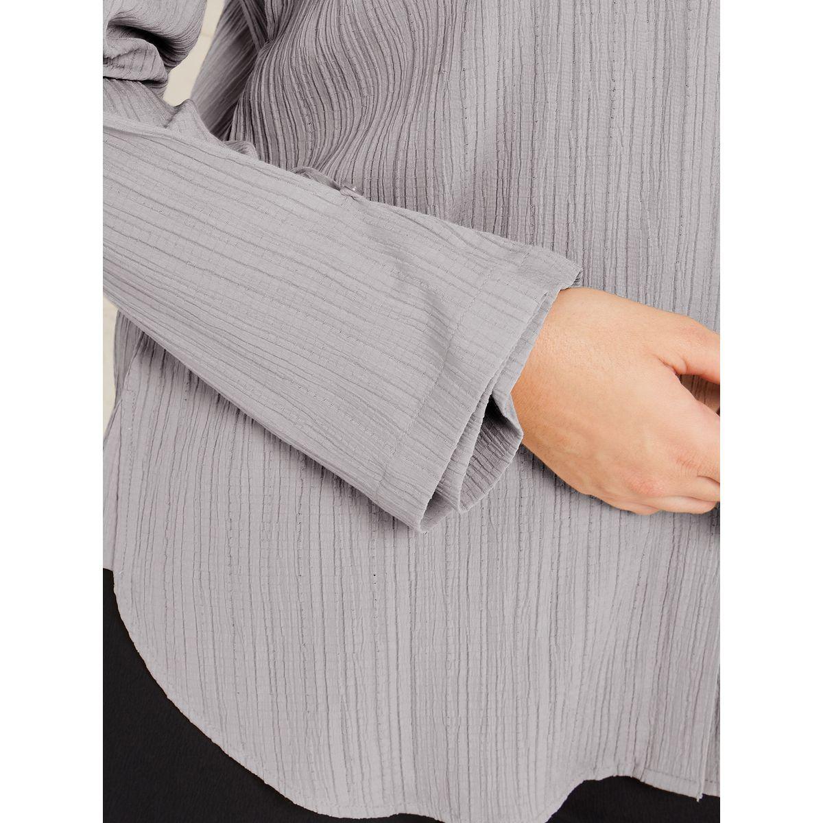 ستيلي إليفيت بأكمام واسعة من الكريب طويل الأبعاد-women-clothing-shirtsandblouses-shirts-image-4