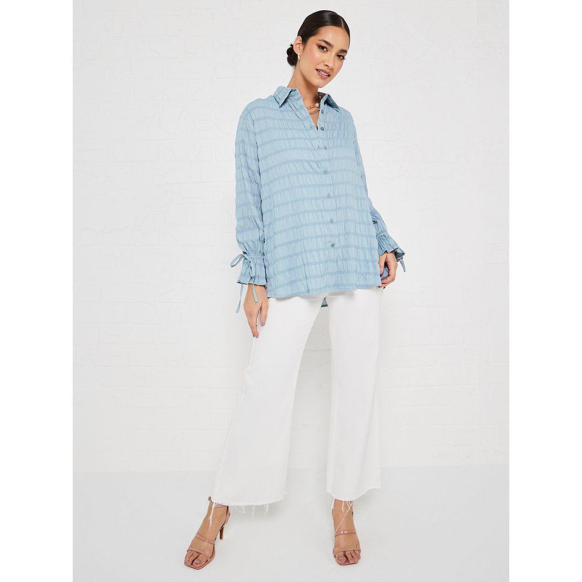 بلوزة طويلة واسعة بأزرار-women-clothing-shirtsandblouses-shirts-image-5