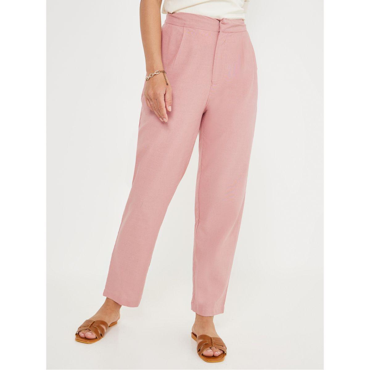 بنطال واسع بخصر عالي-women-clothing-bottoms-trousers-image-1