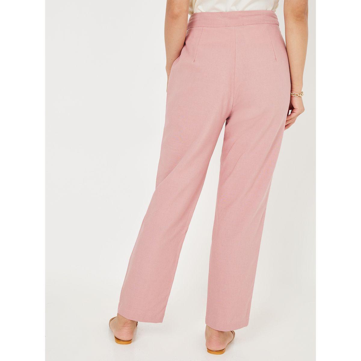 Styli High Rise Crop Length Tapered Trouser-women-clothing-bottoms-trousers-image-4