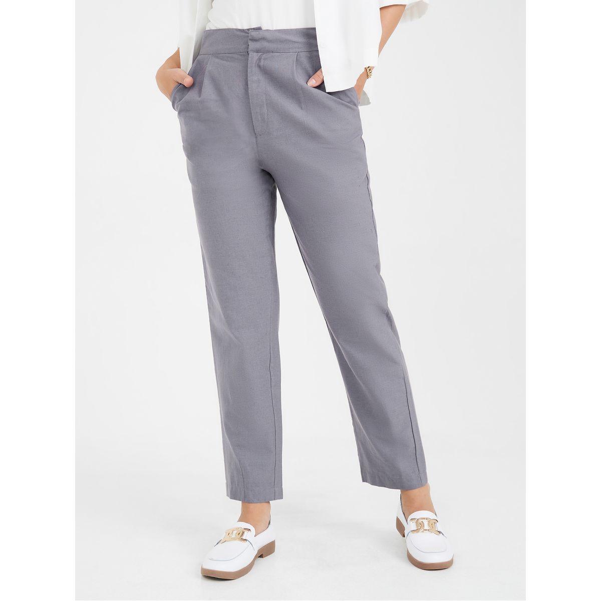 بنطال قصير بخصر عالي-women-clothing-bottoms-trousers-image-1