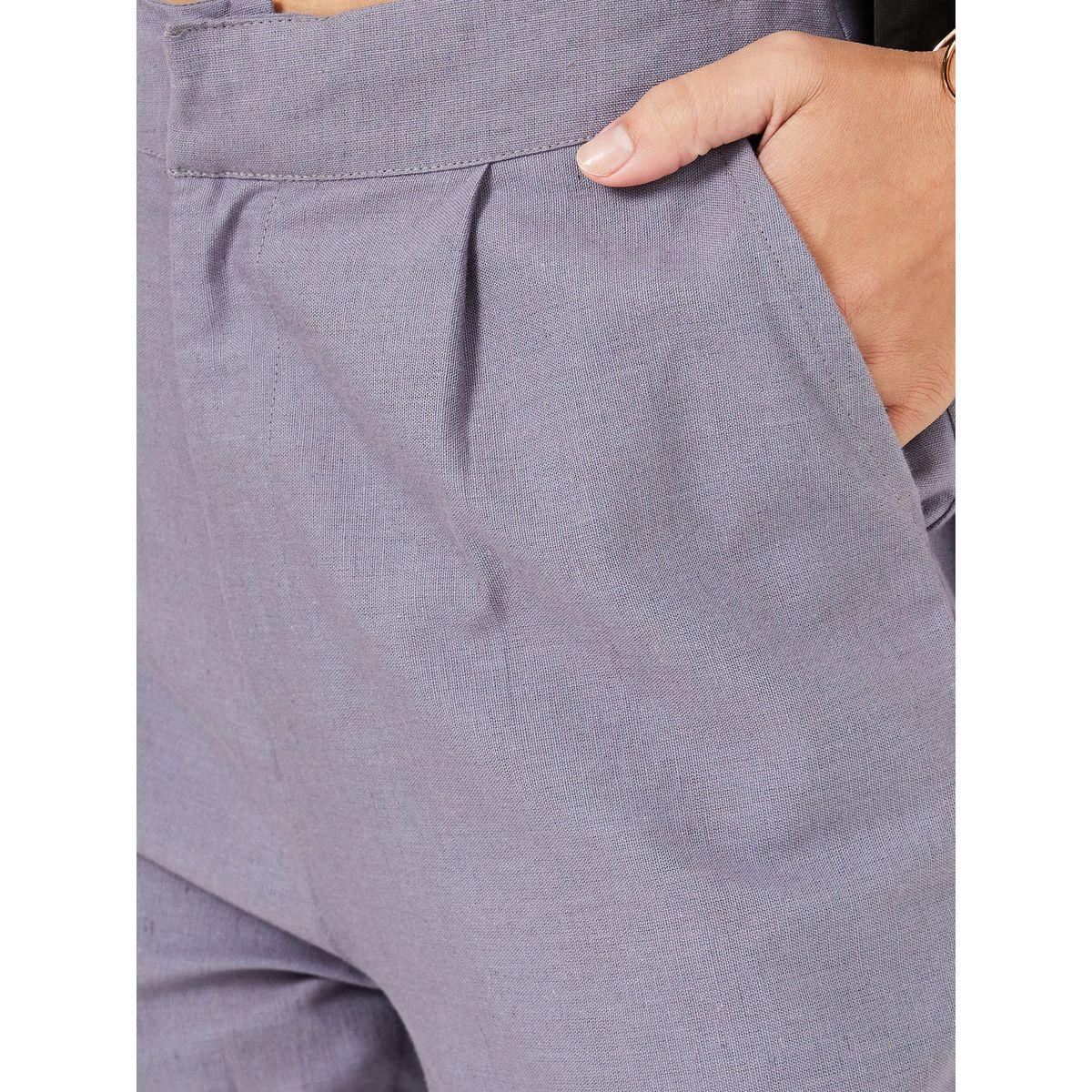 بنطال قصير بخصر عالي-women-clothing-bottoms-trousers-image-3