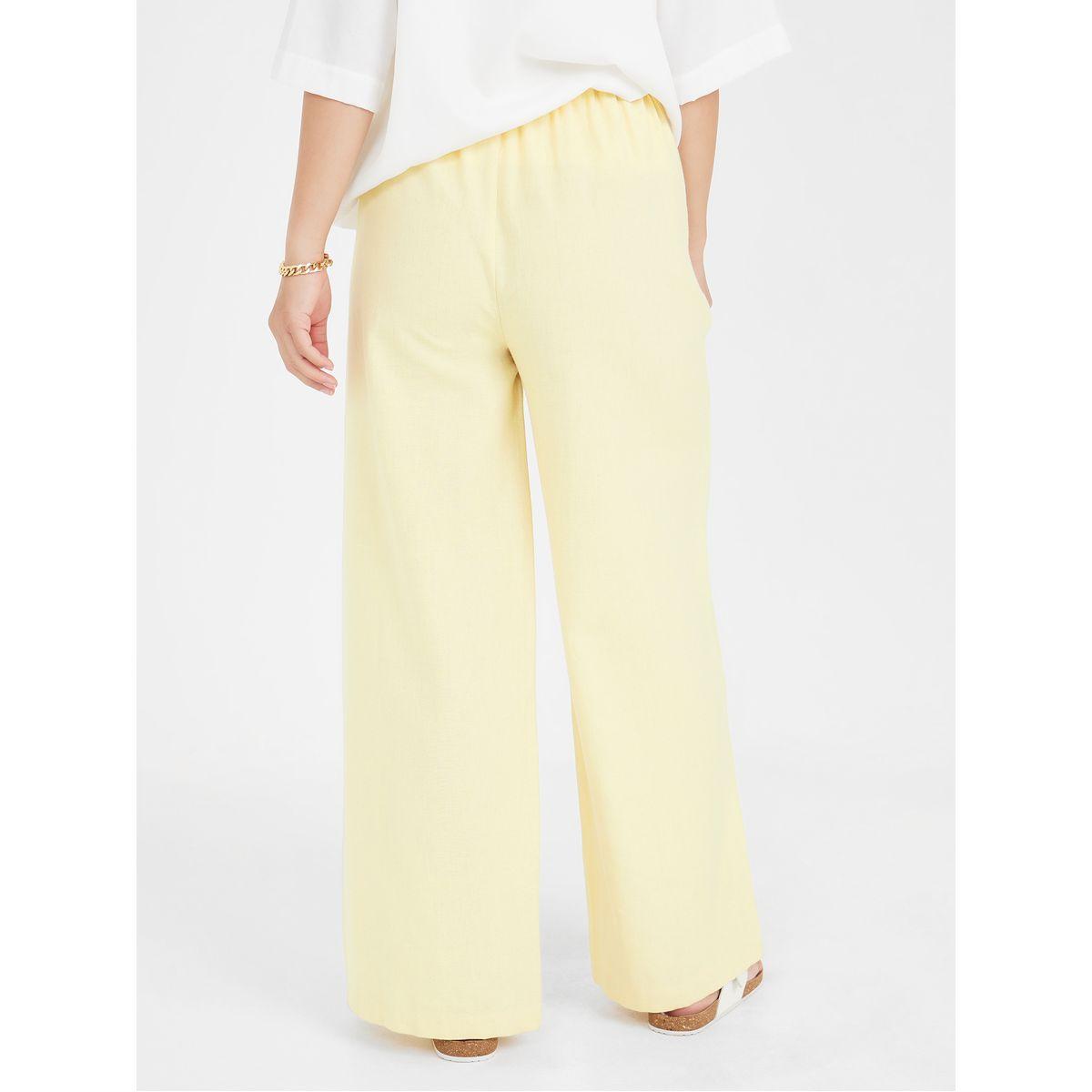 بنطال واسع الأرجل بجيب جانبي-women-clothing-bottoms-trousers-image-4