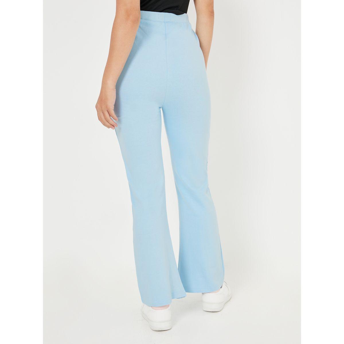 Styli High Rise Solid Flared Jogger-women-clothing-bottoms-joggers-image-4