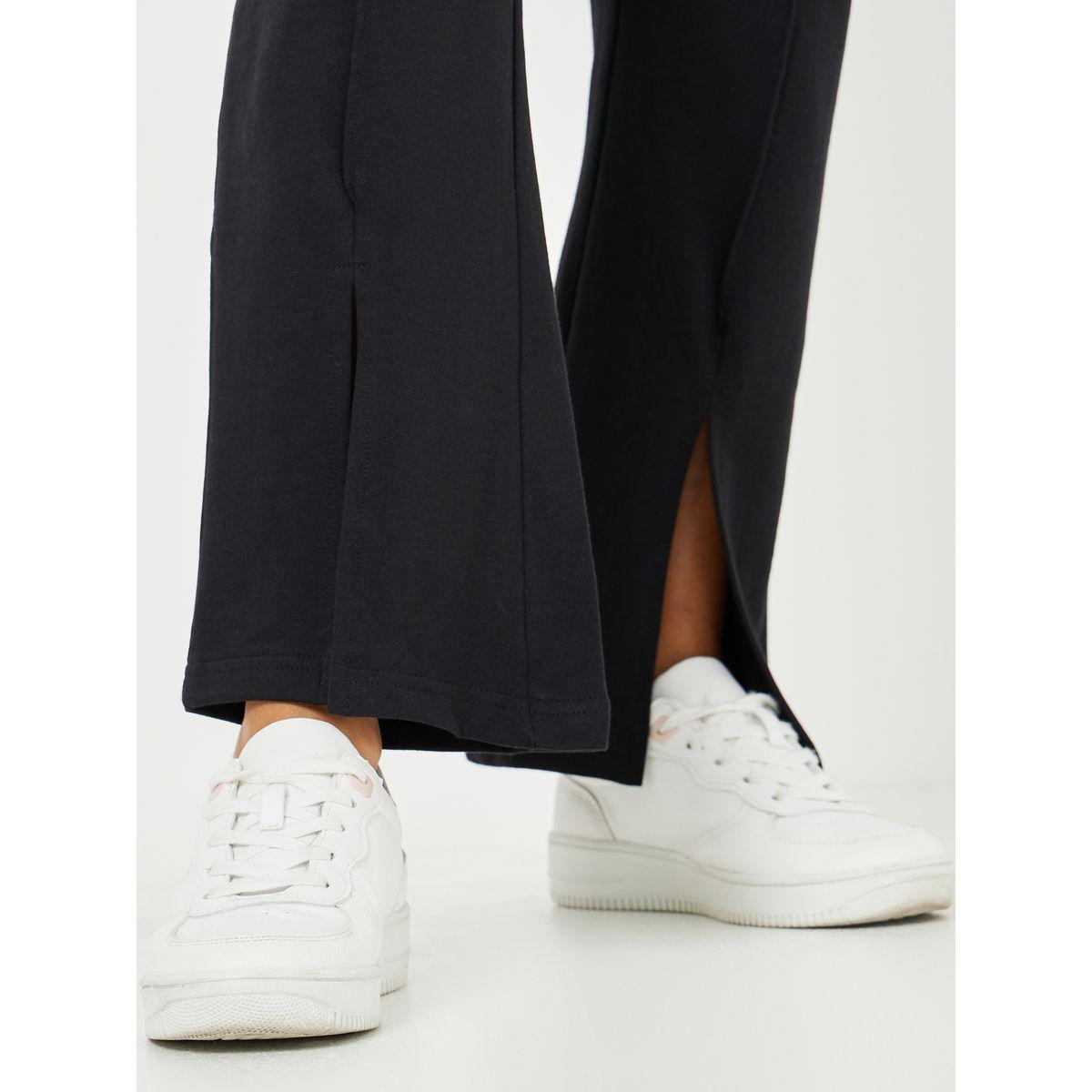 Styli High Rise Flare Jogger with Front Split-women-clothing-bottoms-joggers-image-3