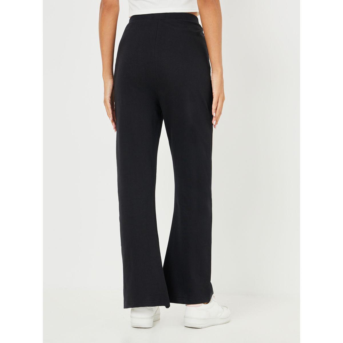 Styli High Rise Flare Jogger with Front Split-women-clothing-bottoms-joggers-image-4