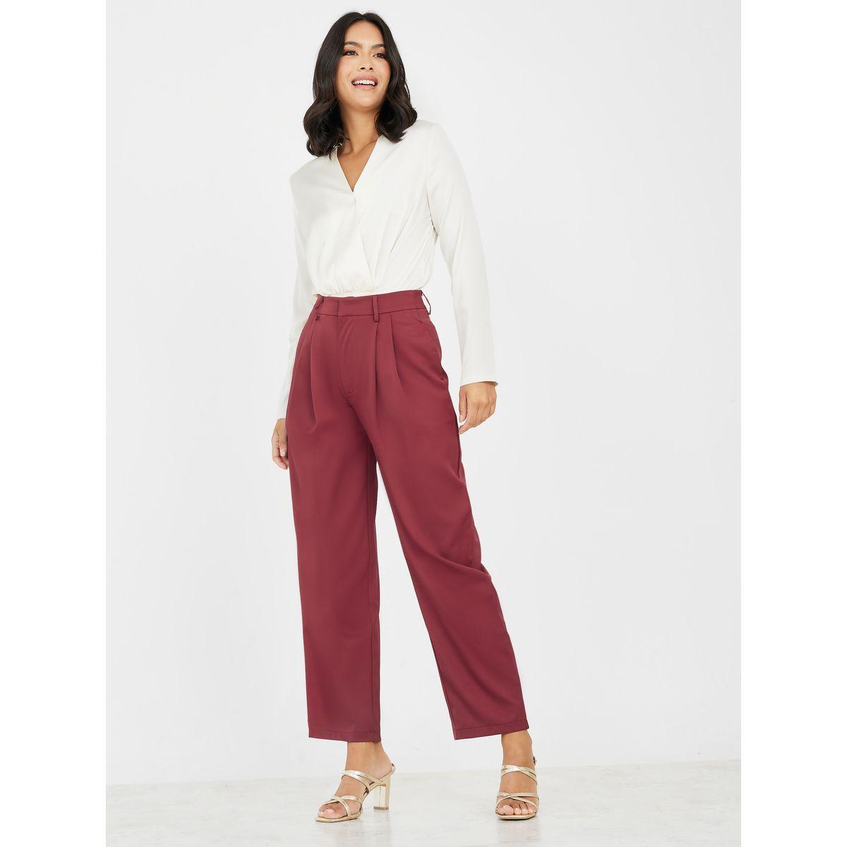 Styli High Rise Regular Fit Ankle Length Pants-women-clothing-bottoms-trousers-image-2