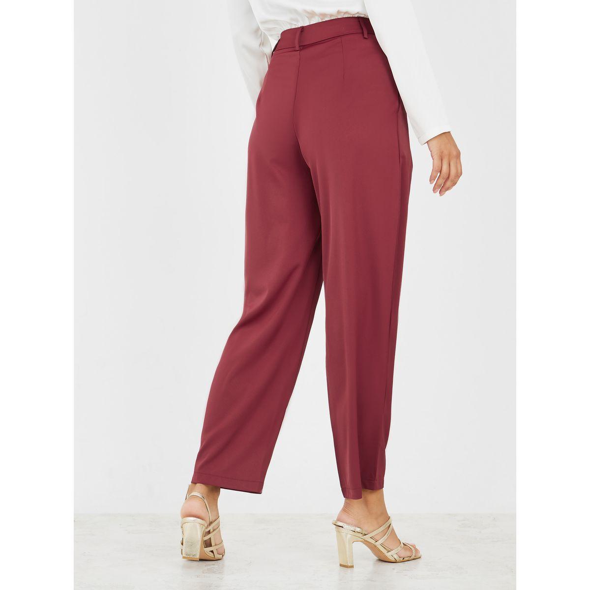 Styli High Rise Regular Fit Ankle Length Pants-women-clothing-bottoms-trousers-image-4