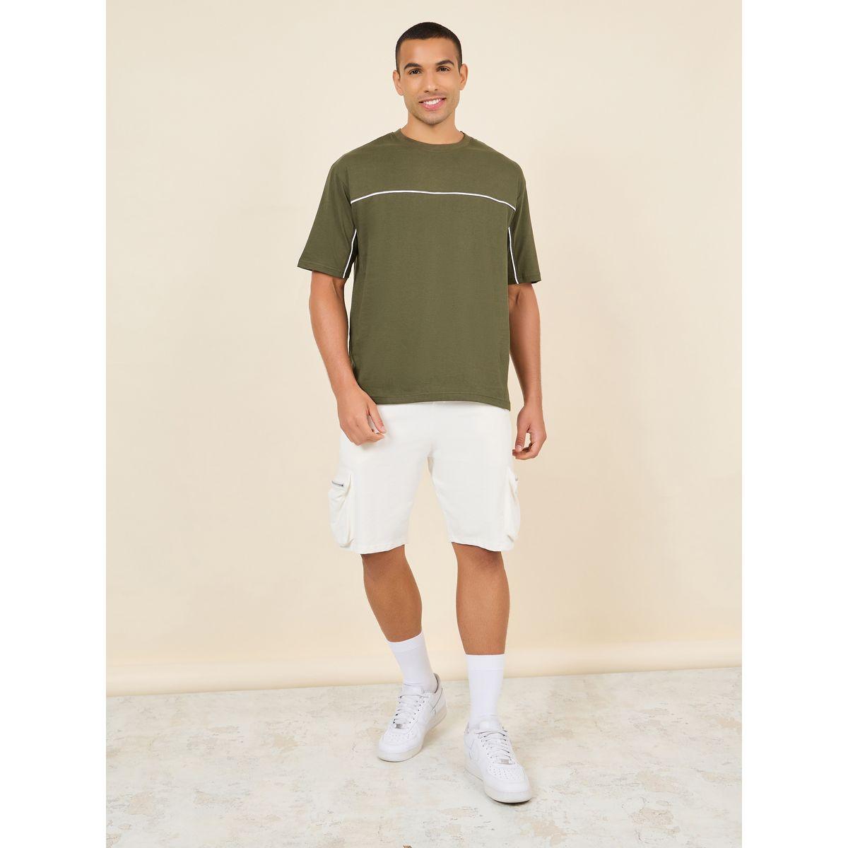 Styli Oversized Contrast Seam Insert T-Shirt-men-clothing-tshirtsandpolos-tshirts-image-1