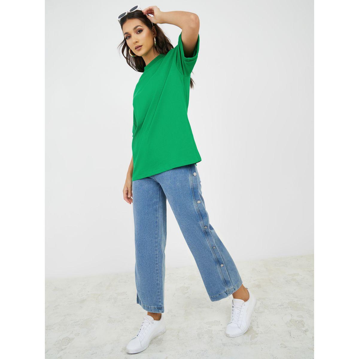Styli Side Button Detail Straight Leg Jeans-women-clothing-bottoms-jeans-image-2