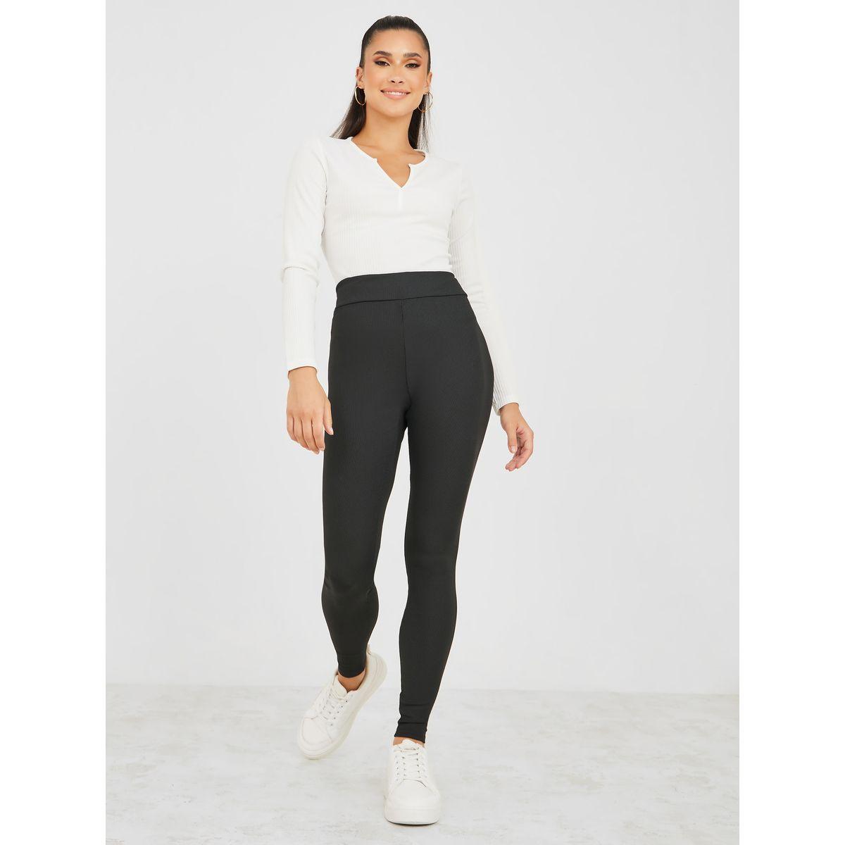 ليقنز محبوك بخصر عالي-women-clothing-bottoms-leggings-image-1