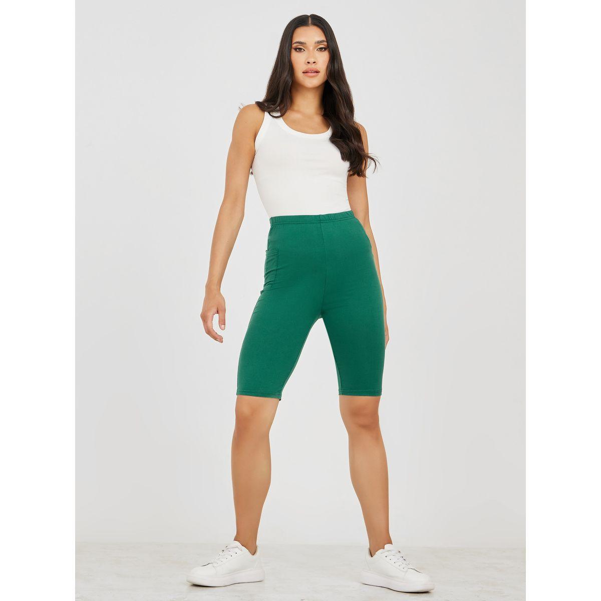 Styli Cycling Shorts with Side Pocket-women-clothing-bottoms-shorts-image-2