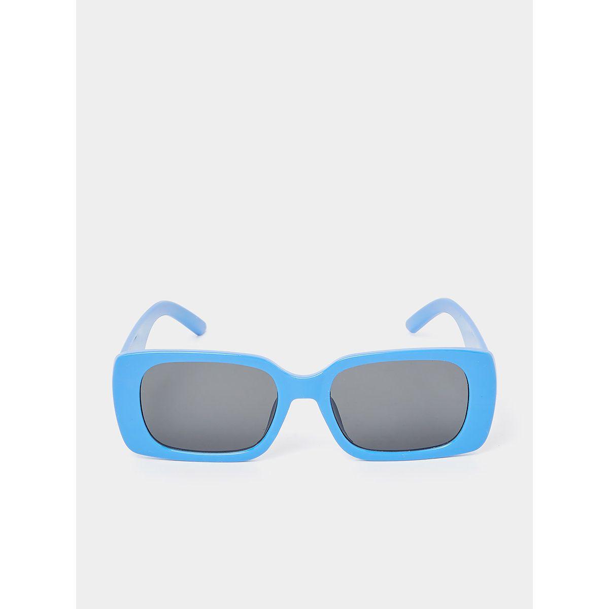 Styli Solid Rectangle Frame Sunglasses-women-sunglasses-image-3