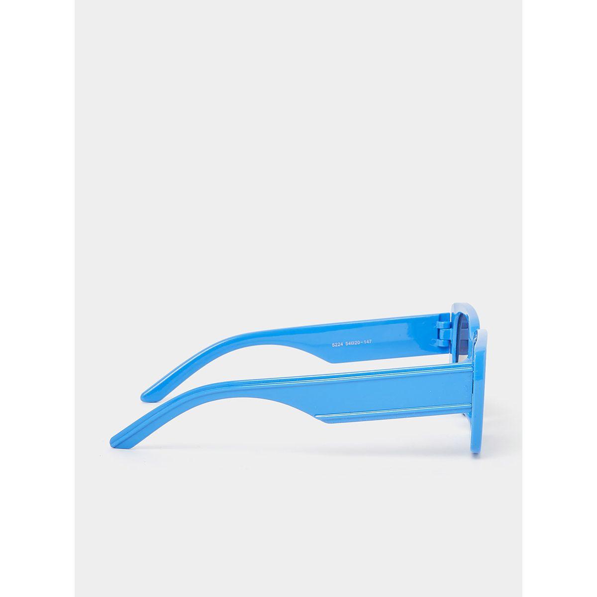 Styli Solid Rectangle Frame Sunglasses-women-sunglasses-image-4