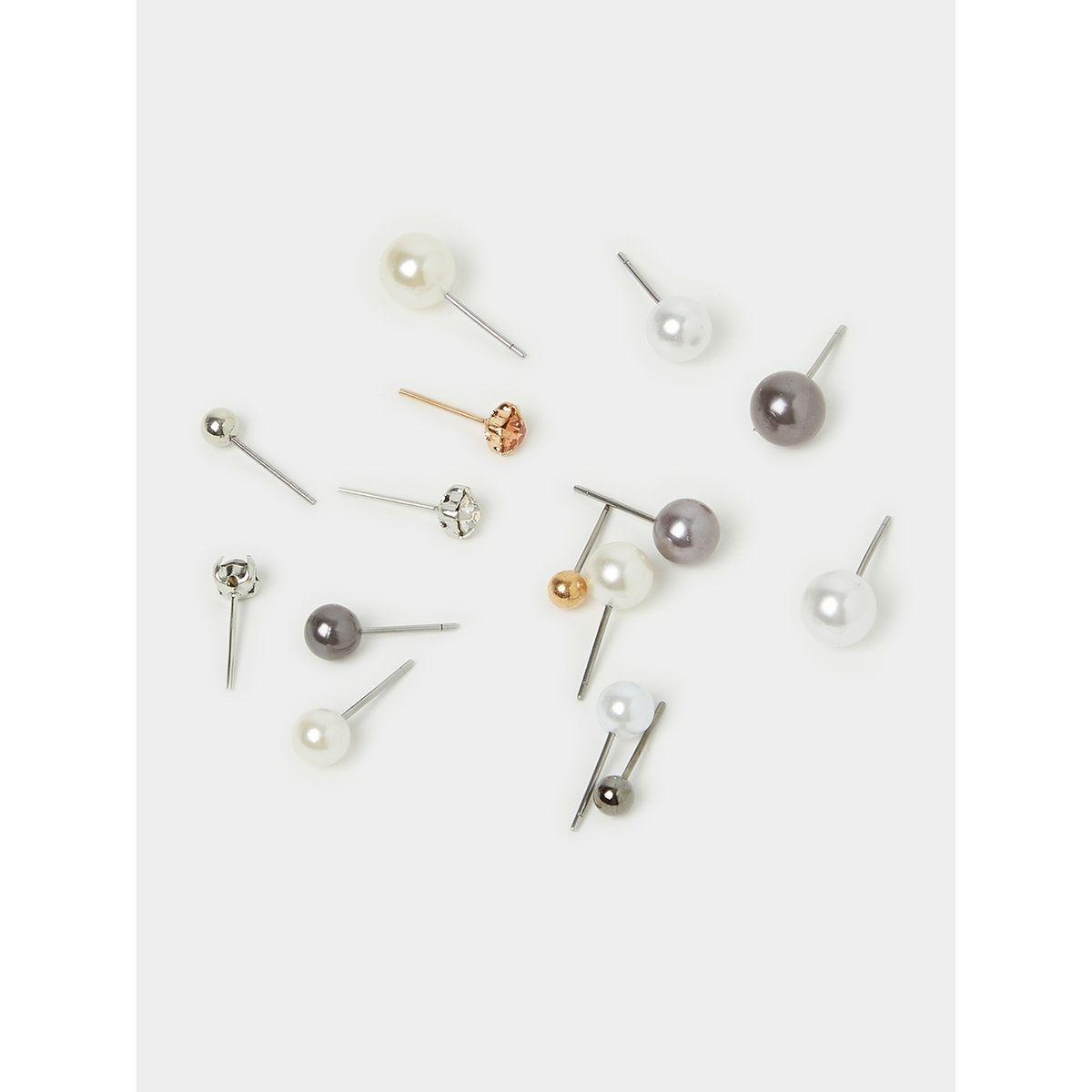 Styli Set of 15 - Stud Earrings-women-watchesandjewellery-jewellery-earrings-image-3