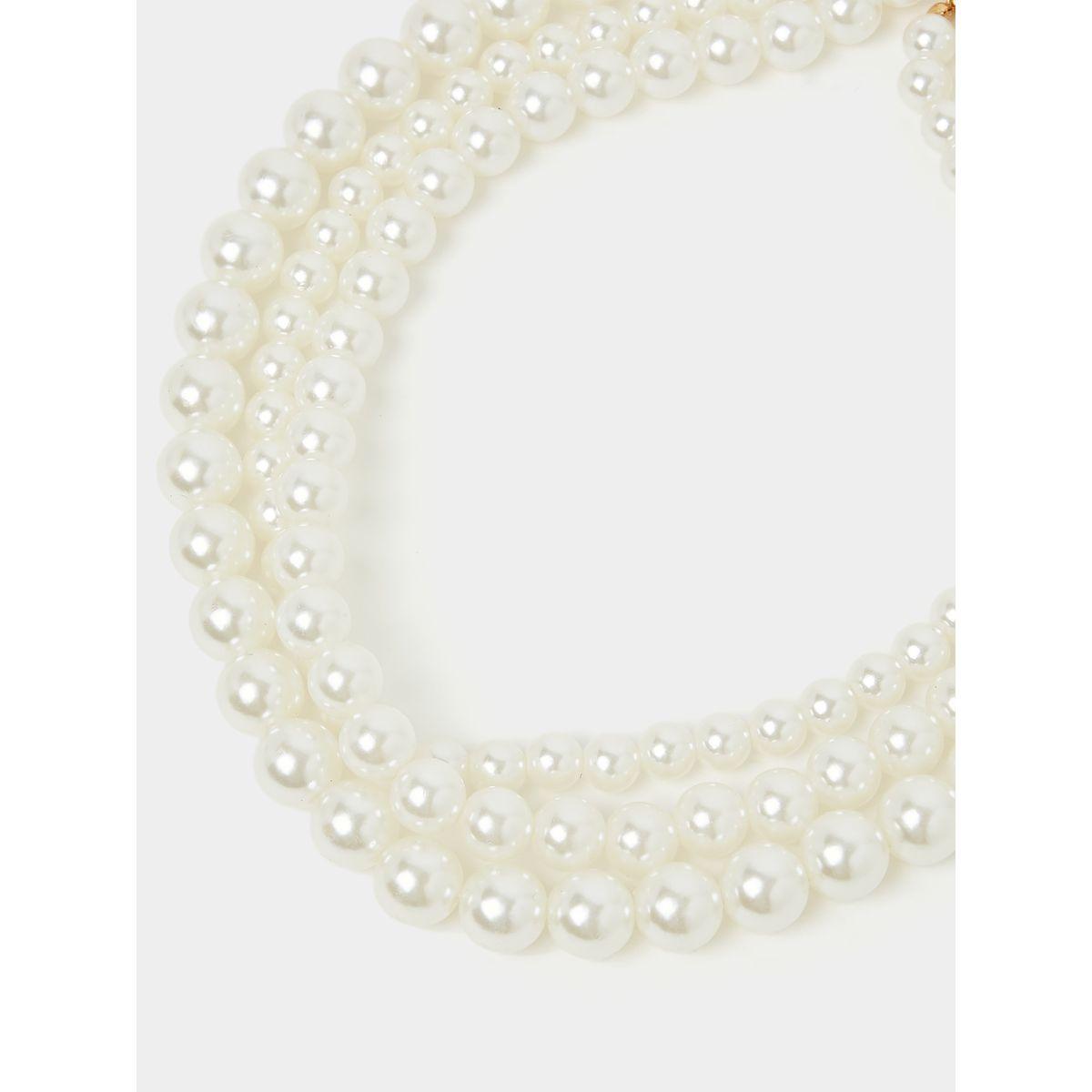 Styli Faux Pearl Layer Choker Necklace-women-watchesandjewellery-jewellery-necklacesandpendants-image-3