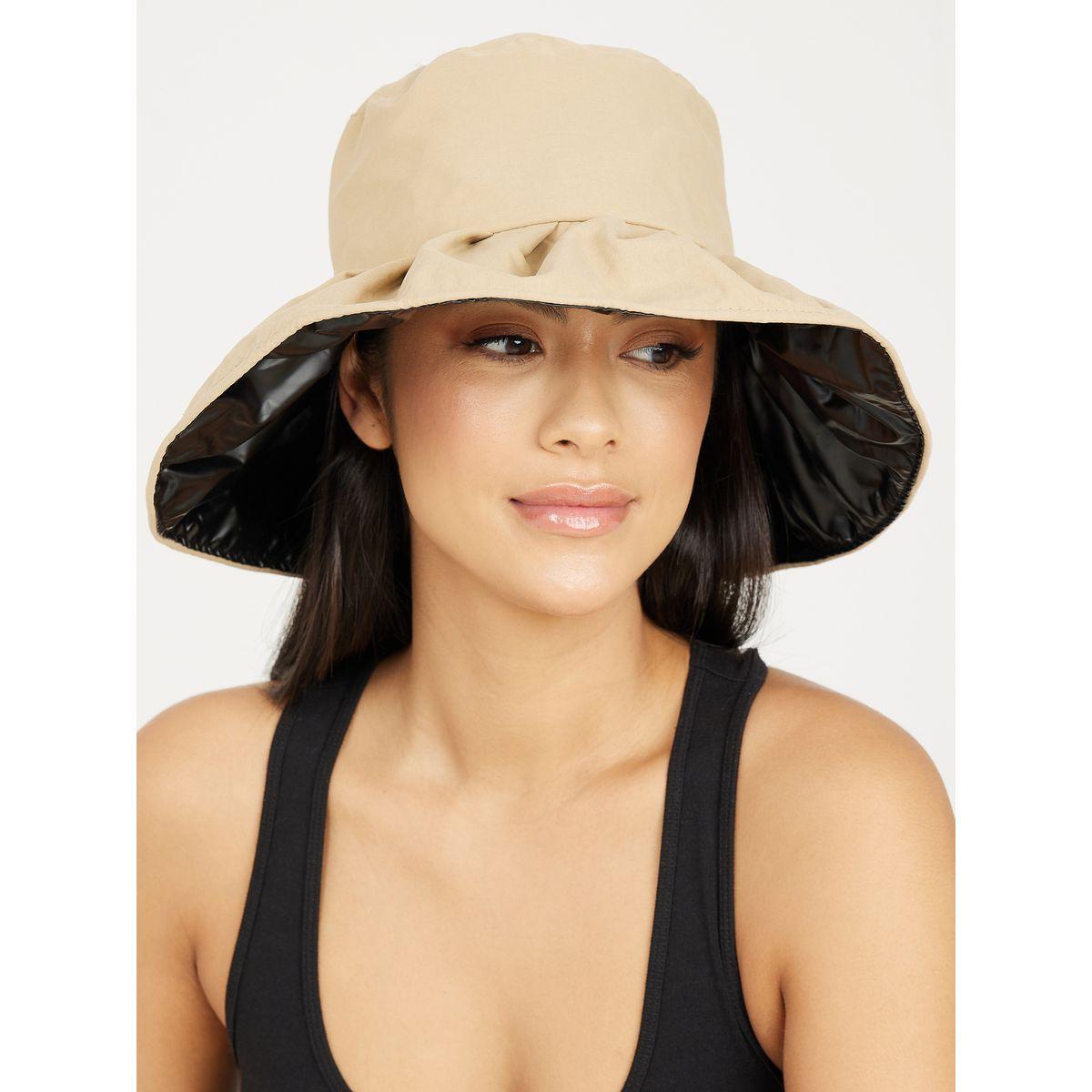 Styli Solid Bucket Hat with Straps-women-clothingaccessories-capsandhats-image-2