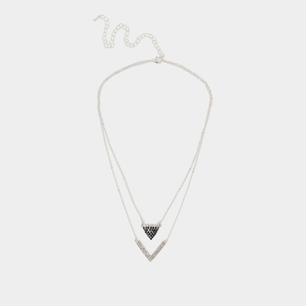 Styli V Rhinestone Pendant Necklace-women-watchesandjewellery-jewellery-necklacesandpendants-image-2