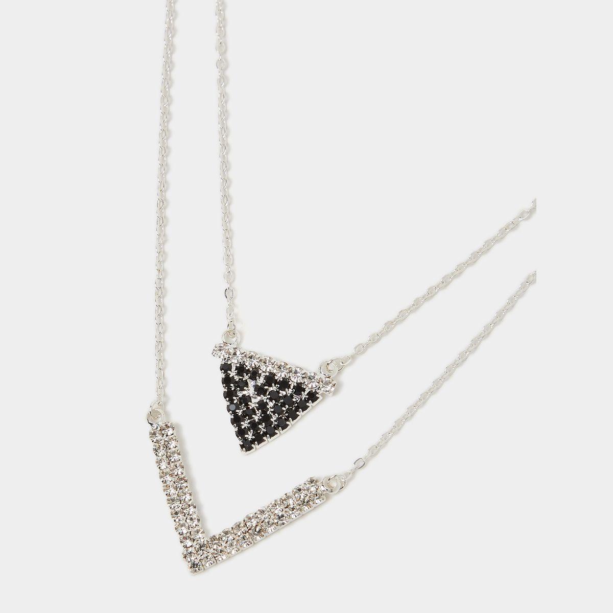 Styli V Rhinestone Pendant Necklace-women-watchesandjewellery-jewellery-necklacesandpendants-image-3