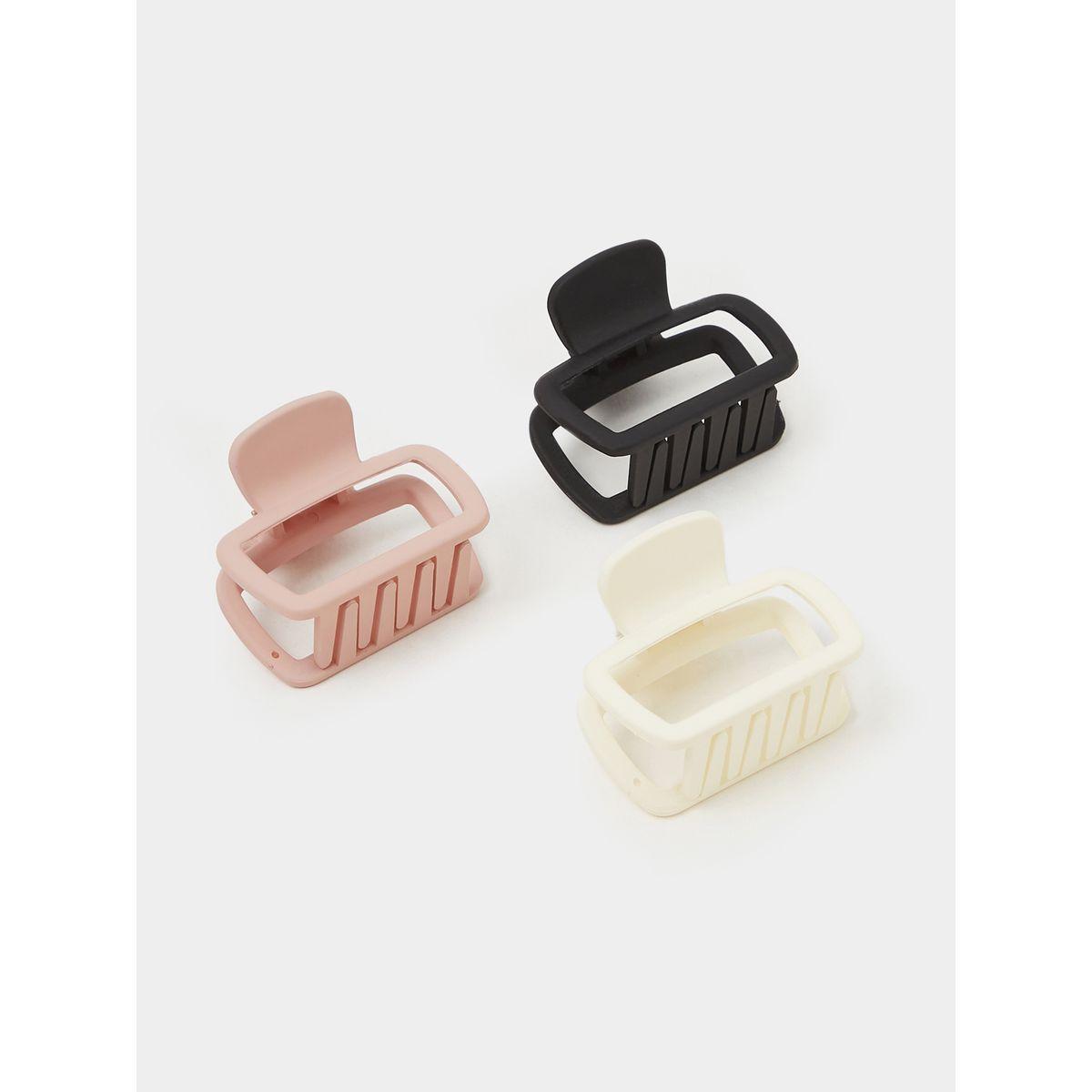 Styli Set of 3 - Plain Hair Claw-women-hairaccessories-clamps-image-1