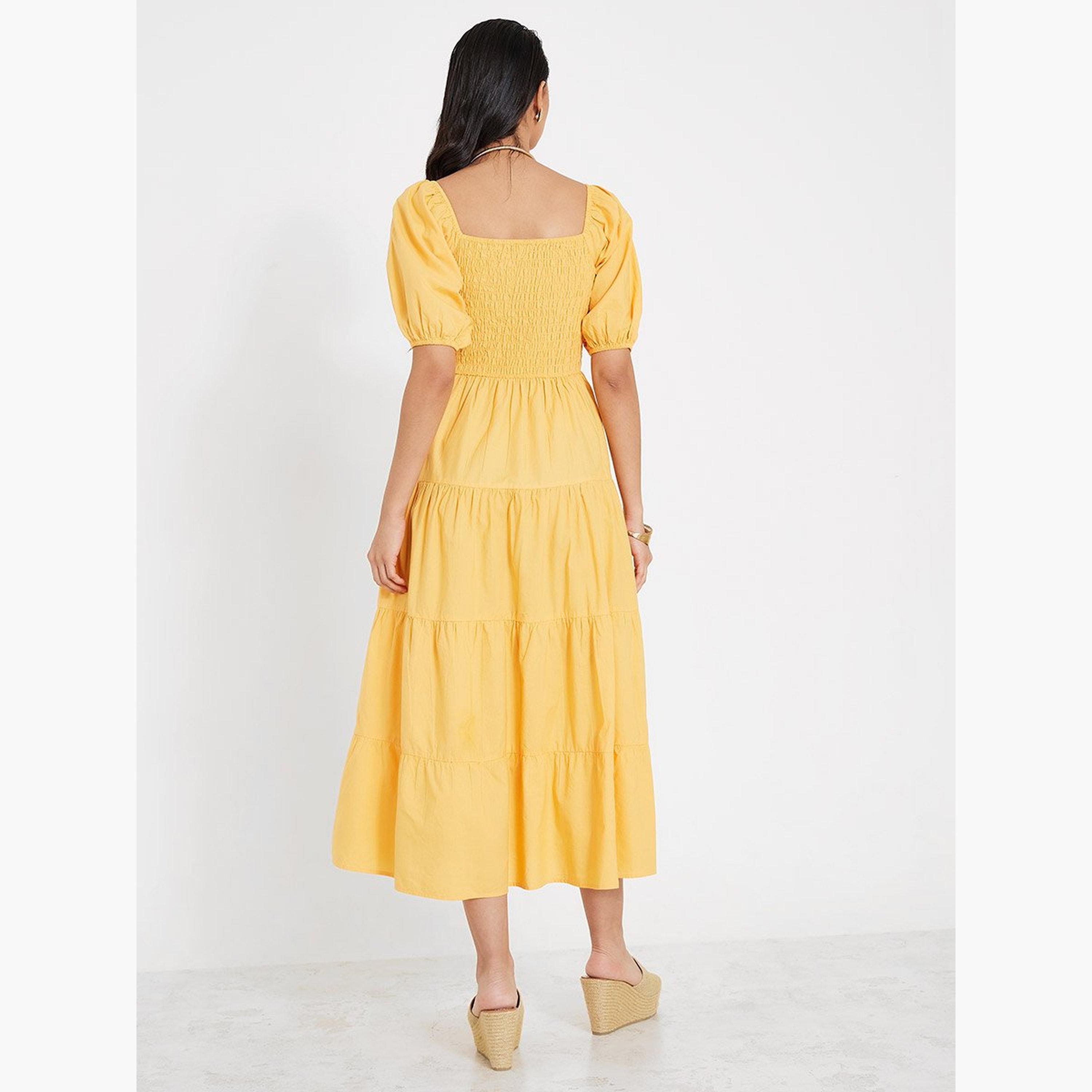 Styli Square Neck Tiered Midi Dress-women-clothing-dresses-image-4