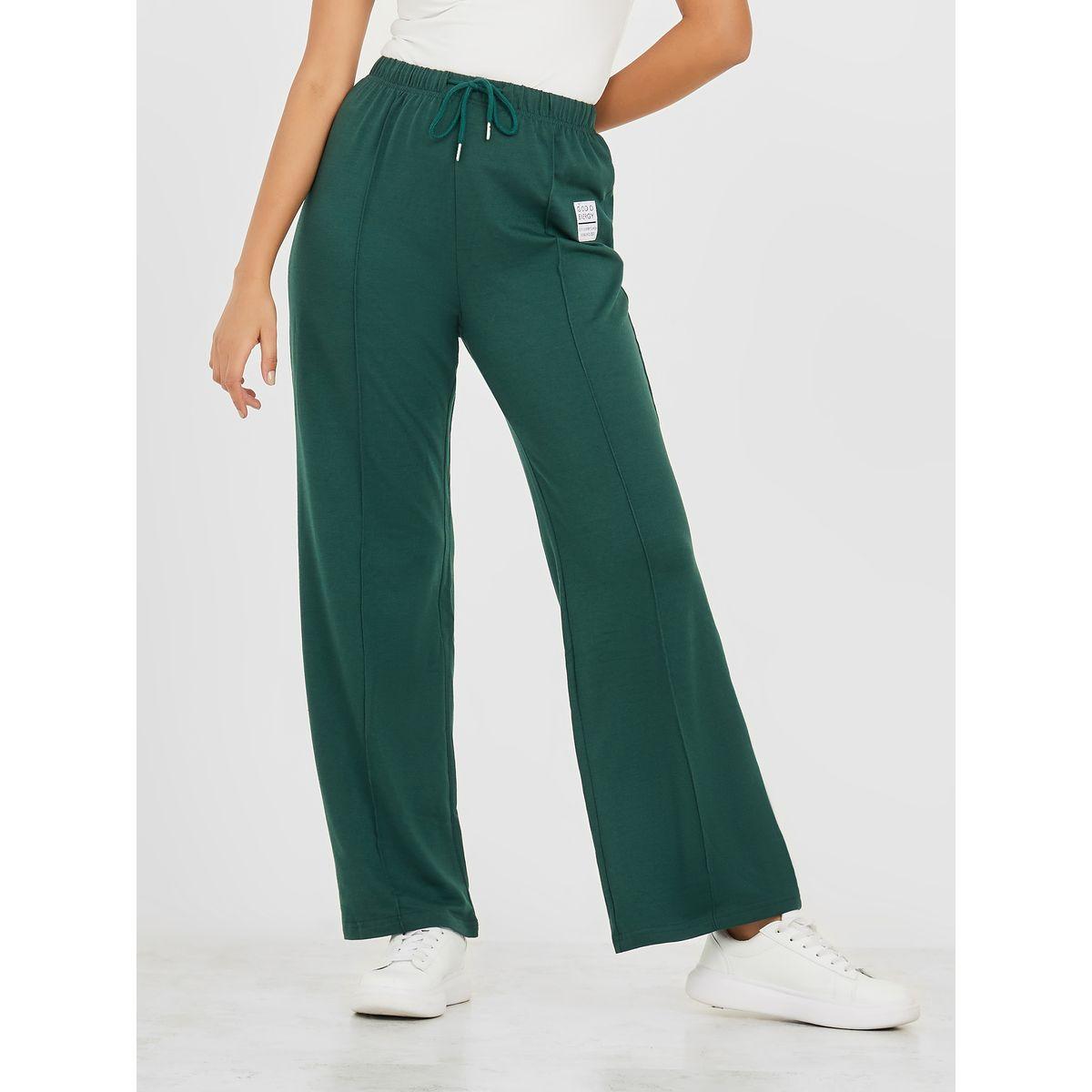 Styli High Rise Seam Detail Wide Leg Jogger-women-clothing-bottoms-joggers-image-1