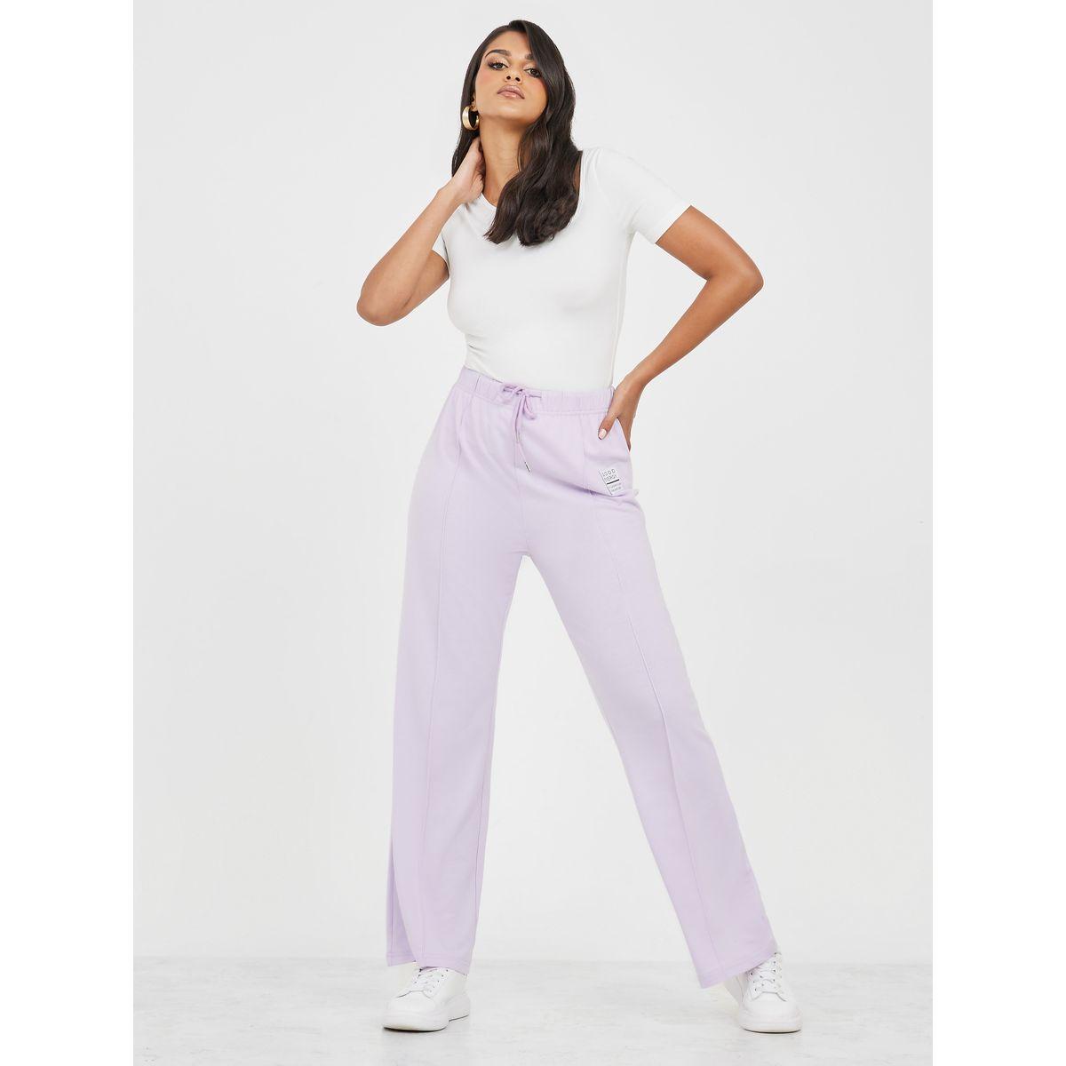 Styli High Rise Seam Detail Wide Leg Jogger-women-clothing-bottoms-joggers-image-2