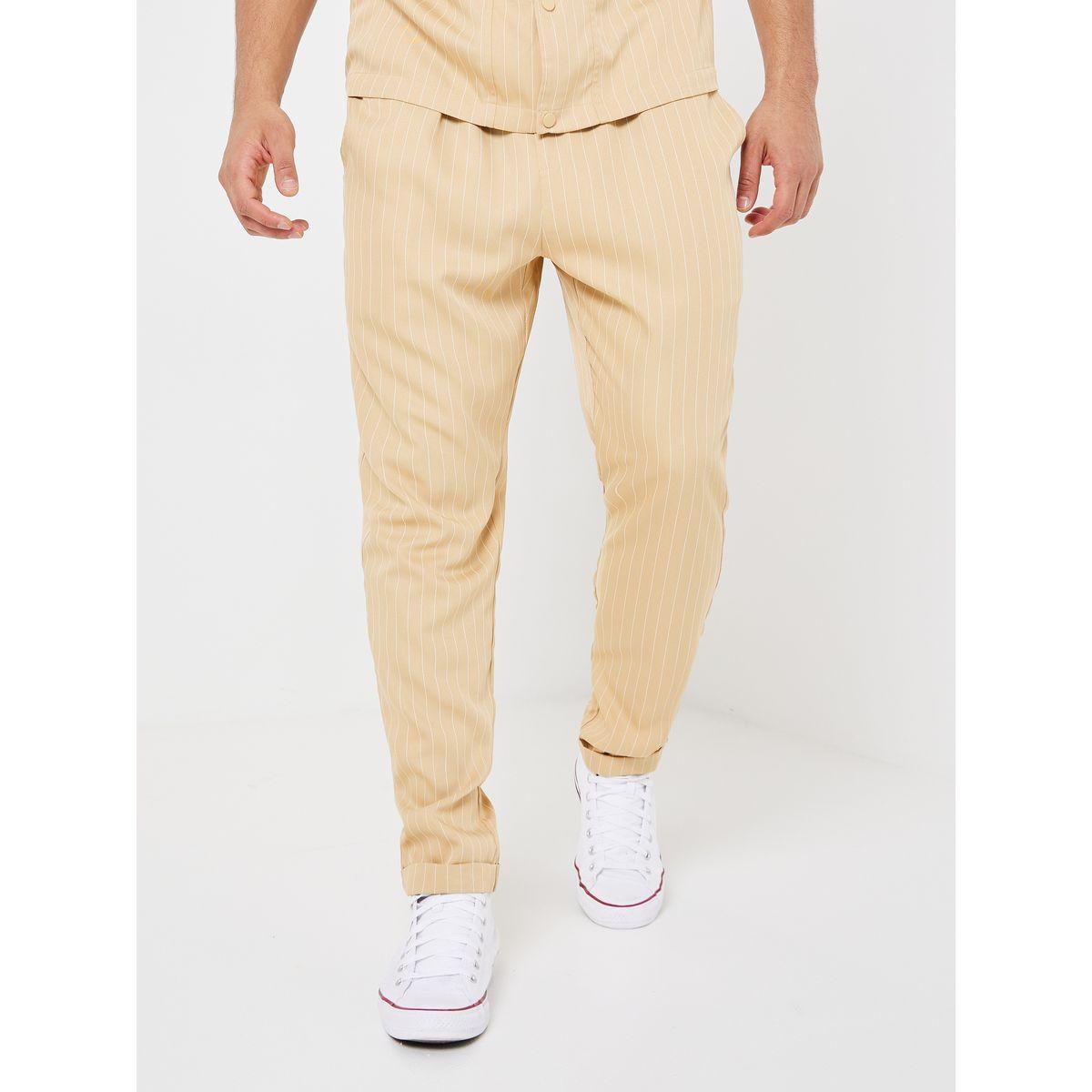 بنطال مخطط بقصة مستقيمة-men-clothing-bottoms-trousersandchinos-trousers-image-1