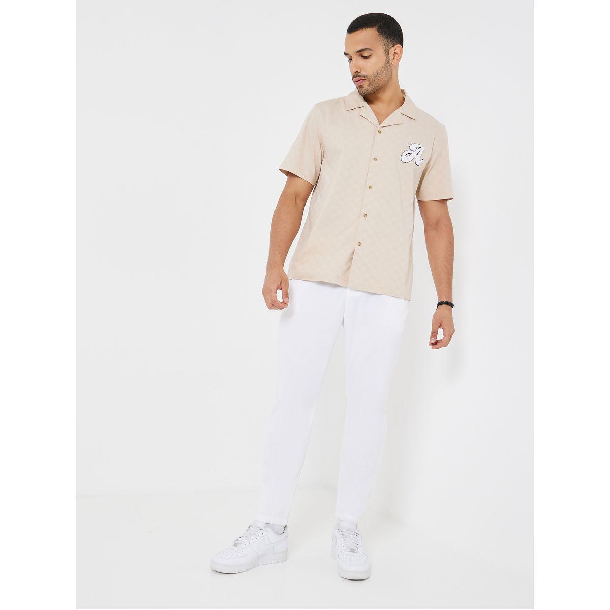 بلوزة جاكار بقصة مريحة-men-clothing-shirts-image-2