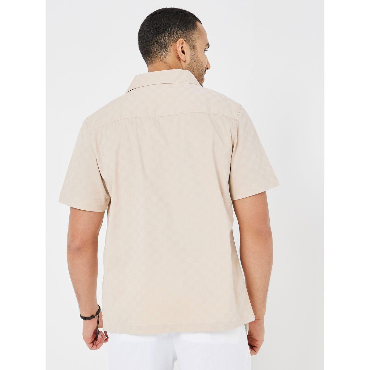 بلوزة جاكار بقصة مريحة-men-clothing-shirts-image-4