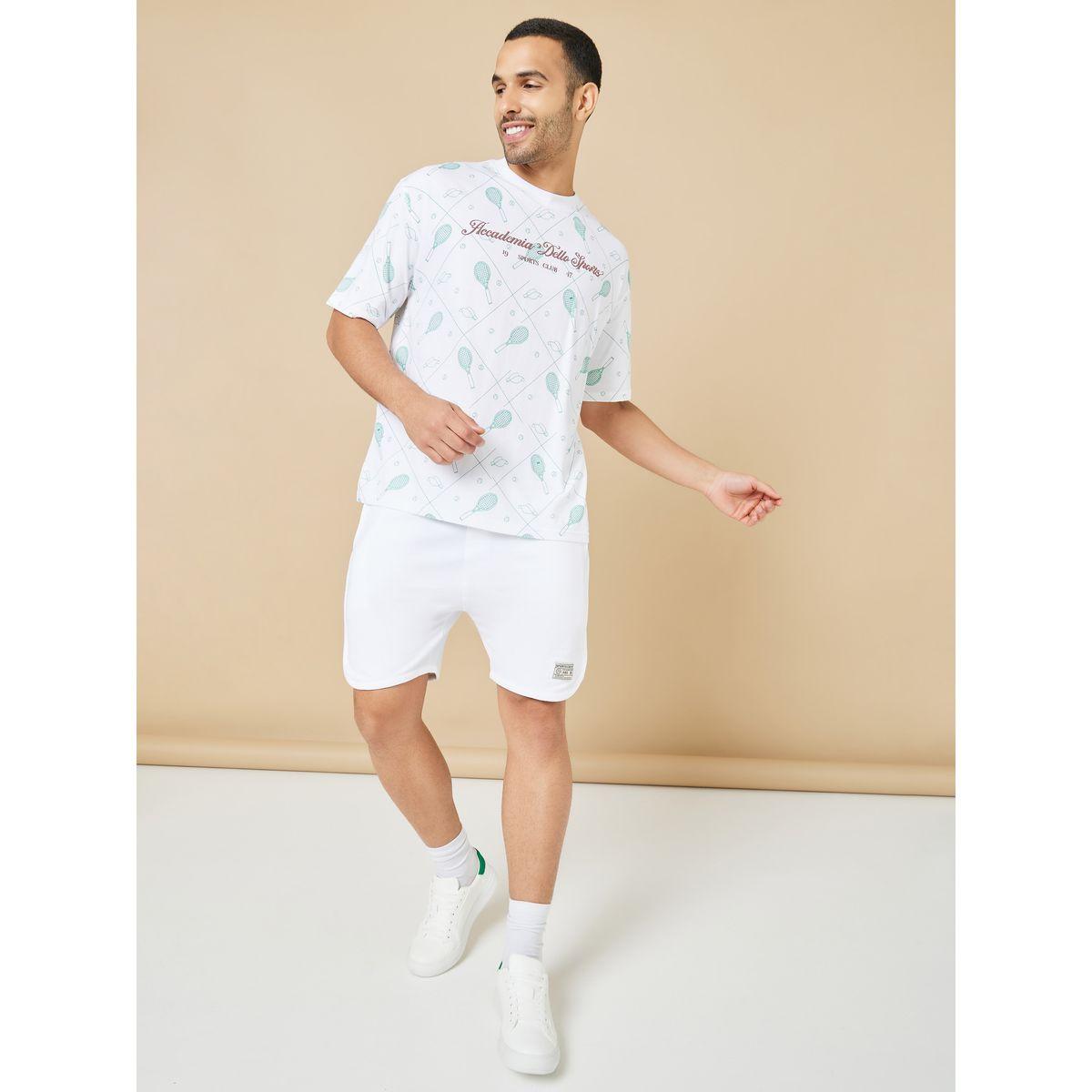 شورت قطن مزين بشارة-men-clothing-bottoms-shorts-image-2