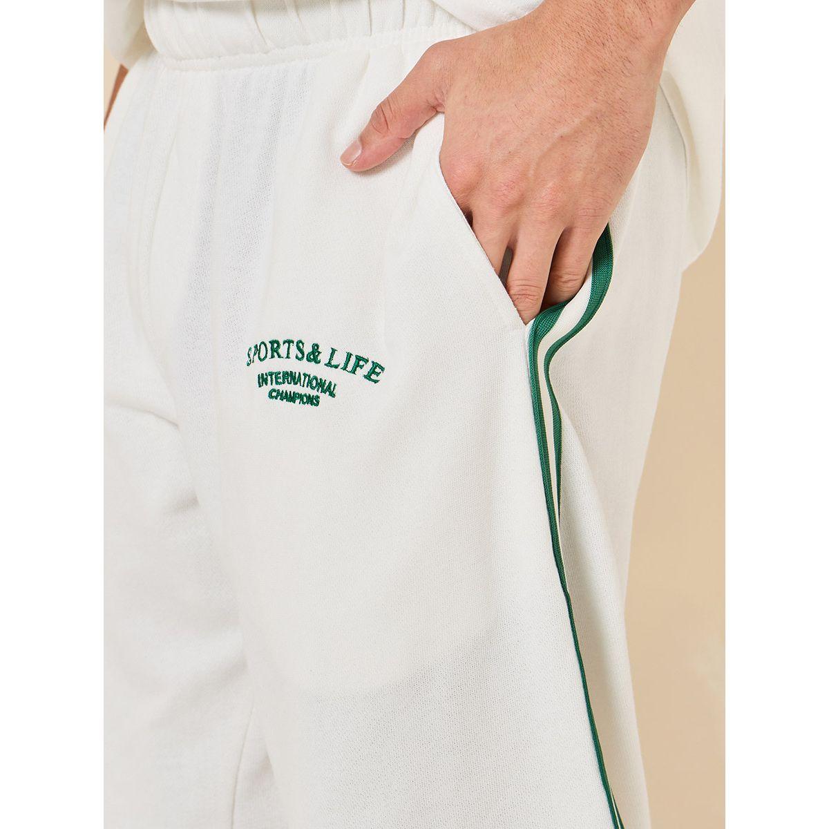 جوغر بقصة مريحة وشريط جانبي-men-clothing-bottoms-joggers-image-3